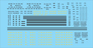 S D&RGW Silverton train Decals