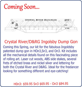 On3 Crystal River/D&RG Ingoldsby Dump Gon