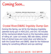 HOn3 Crystal River/D&RG Ingoldsby Dump Gon