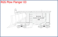 Sn3 RGS Plow Flanger 03 -Pre Order for Summer Delivery!