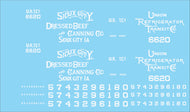 HO Sioux City Beef Reefer Decals
