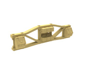 Sn3 C&S Locomotive Tender Truck -Brass