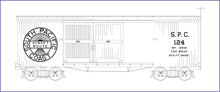Load image into Gallery viewer, Sn3 Carter  C&amp;C/SPC/N&amp;C 28&#39; Combination Boxcar