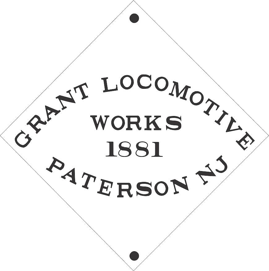 S  Grant Builder's plates ca. 1885 1 pair