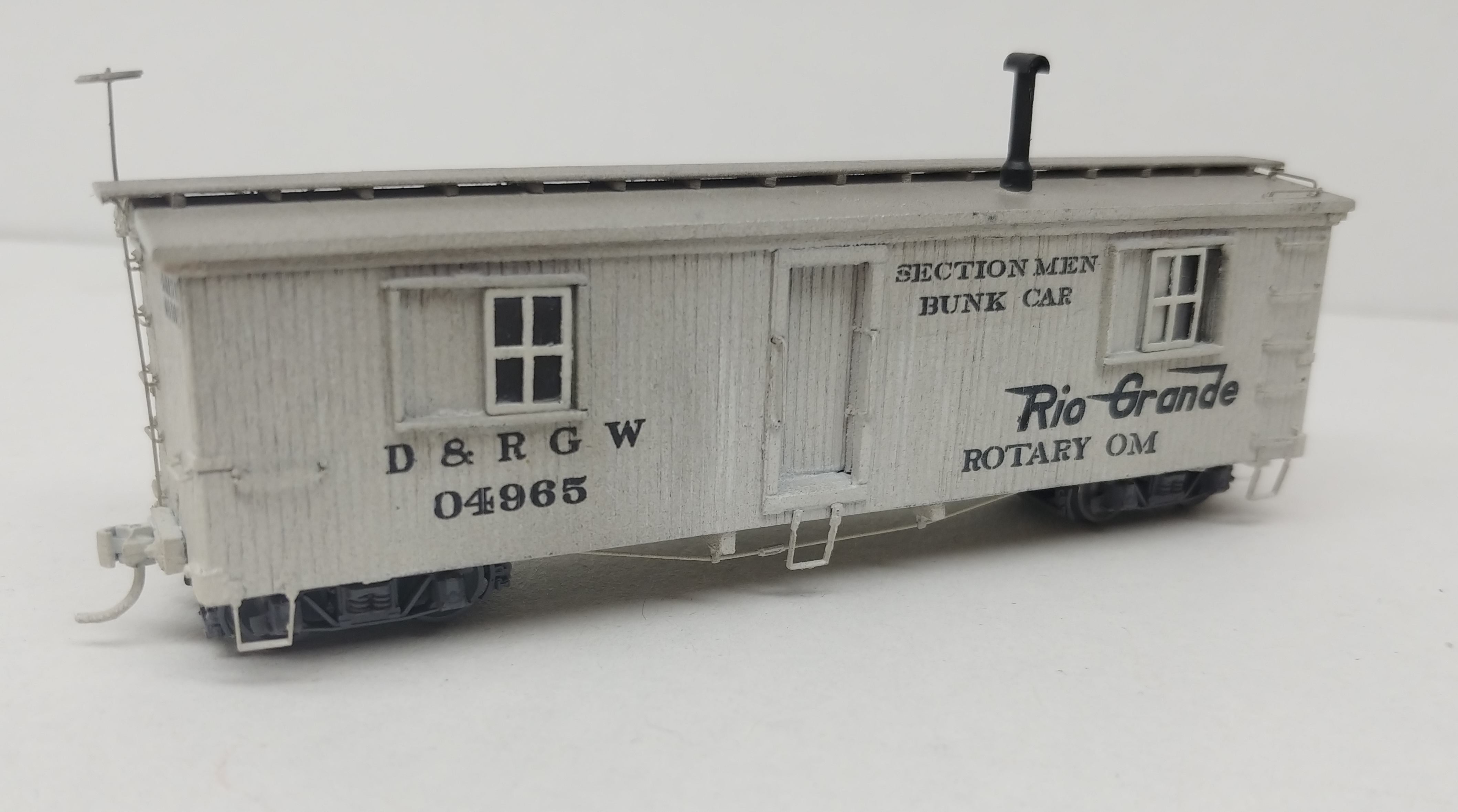 【ユーロ安】入手困難　ムサシノモデル　D＆RGW　HOn3　LONG　CABOOSE　車掌車　未使用品 外国車輌