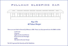 Load image into Gallery viewer, HOn3 Pullman Plan 178 Palace Car Sleeper