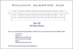 HOn3 Pullman Plan 178 Palace Car Sleeper