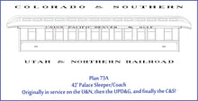 Load image into Gallery viewer, HOn3 U&amp;N / UPD&amp;G / C&amp;S  Plan 73A Sleeper / Coaches