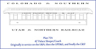Sn3 U&N / UPD&G / C&S  Plan 73A Sleeper / Coaches PRE-ORDER