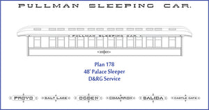 HOn3 Pullman Plan 178 Palace Car Sleeper