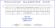 Load image into Gallery viewer, On3 Pullman Plan 73A Palace Car Sleeper