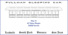Load image into Gallery viewer, On3 Pullman Plan 73 Palace Car Sleeper PRE-ORDER