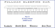 HOn3 Pullman Plan 73 Palace Car Sleeper PRE-ORDER