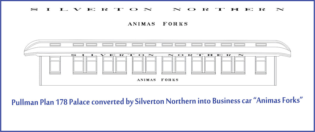 On3 Silverton Northern Animas Forks Business Car PRE-ORDER