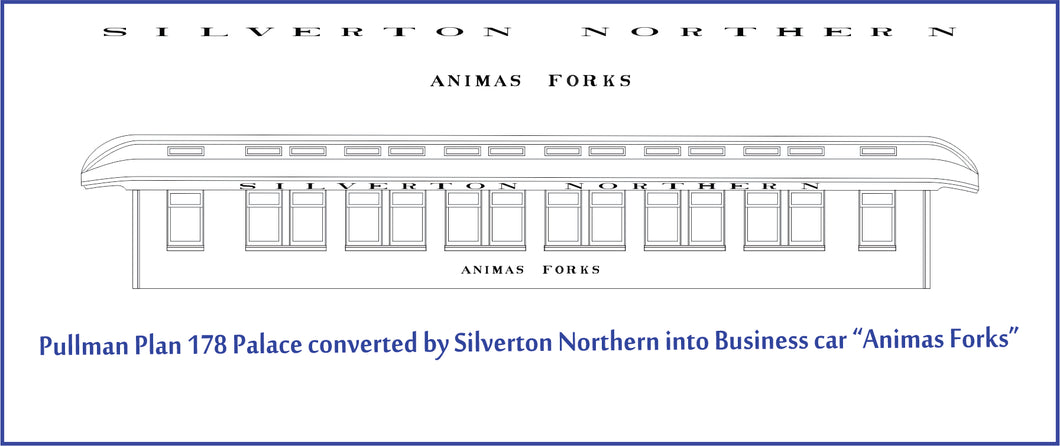 HOn3 Silverton Northern Animas Forks Business Car