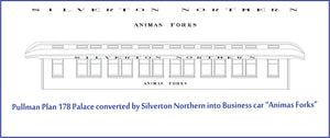 Sn3 Silverton Northern Animas Forks Business Car